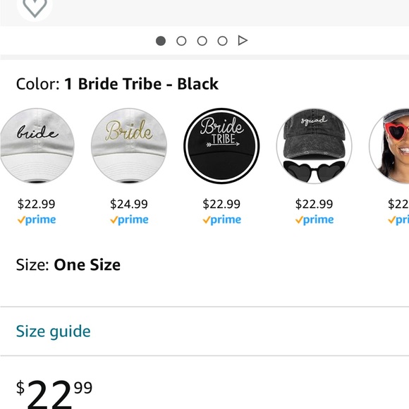 NWT BRIDE TRIBE Hat black - Picture 3 of 5